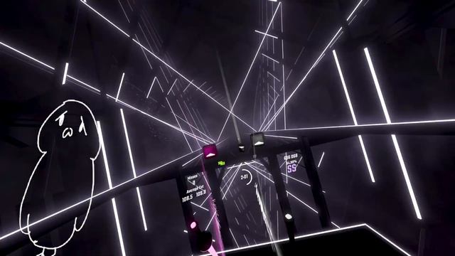 [Beat Saber Cinema] Amazing Dance Map | inabakumori - Lagtrain (Expert+) смотреть онлайн