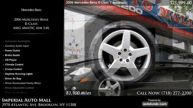 2006 Mercedes-Benz R-Class AMG 4MATIC 4dr 5.0L | Imperial Auto Mall, Brooklyn, NY