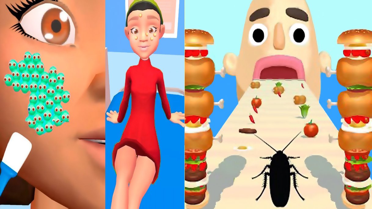 Мобильные игры Parasite Cleaner и Sandwich Runner прохождение, геймплей и новые уровни для Android смотреть онлайн