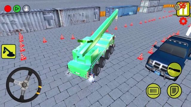 Crane Real Simulator Game 2020 - Parking Crane Truck | Android Gameplay смотреть онлайн