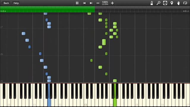 UNDERTALE - Ghost Fight - Piano tutorial (Synthesia) смотреть онлайн