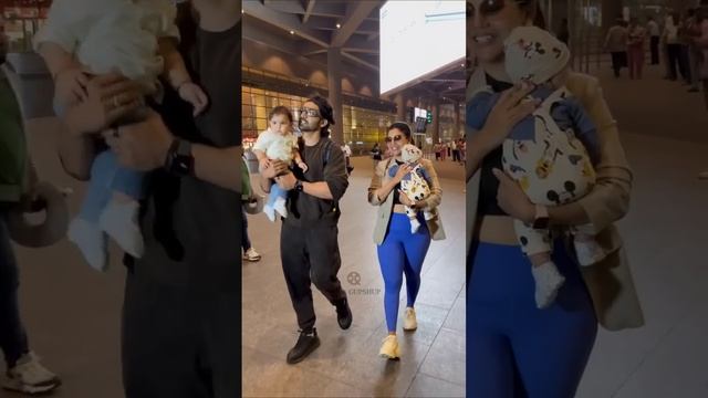 Gurmeet Choudhary and Debina Bonnerjee spotted with their daughters смотреть онлайн