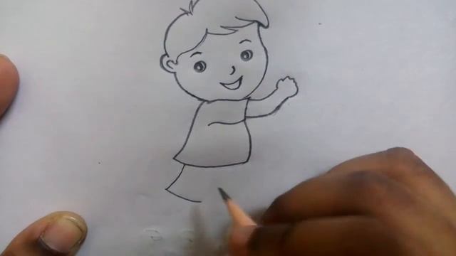 How to draw a Little Boy Running | Easy drawing | @TamilNewArt смотреть онлайн