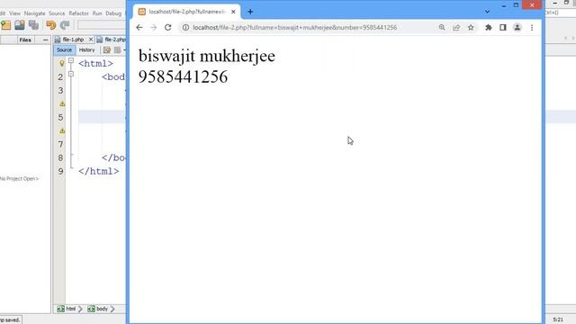 [Transfer Data from One Page to another in PHP] [Get Method Vs Post Method in PHP] Explain Using UR смотреть онлайн