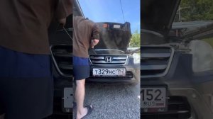 Мойка пакета радиаторов Хонда crv￼