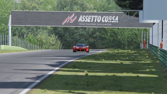 Assetto Corsa - Powersliding Laferrari at Imola Trackday ! смотреть онлайн