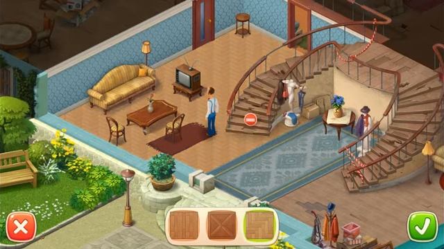 Homescapes - Install A Book Case - Day 2 - Android Gameplay смотреть онлайн