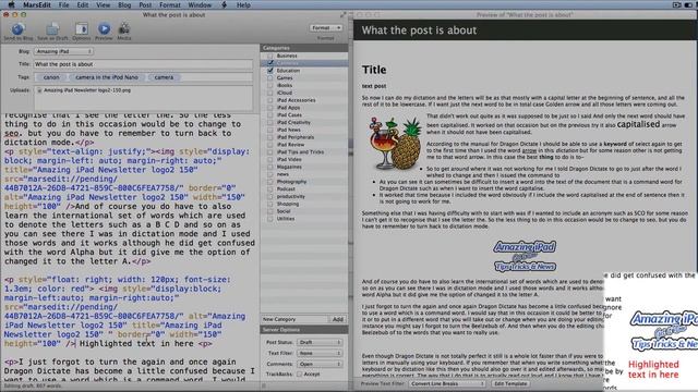Mac20Q Marsedit 2 - Formatting text and adding images with MarsEdit смотреть онлайн