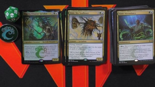 Обзор и распаковка Guild Kit Симики Выбор Равники Magic: The Gathering mtg box opening Simic