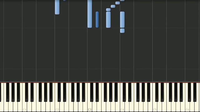 Bach - Partita in c minor, BWV 826 - Piano Tutorial Synthesia смотреть онлайн