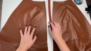 ШЬЮ СТИЛЬНУЮ ЮБКУ из ЭКОКОЖИ ?