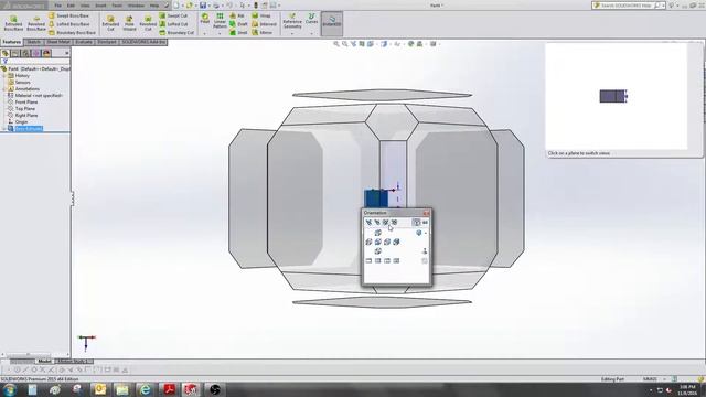 Change orientation of part - solidworks - video 137 смотреть онлайн
