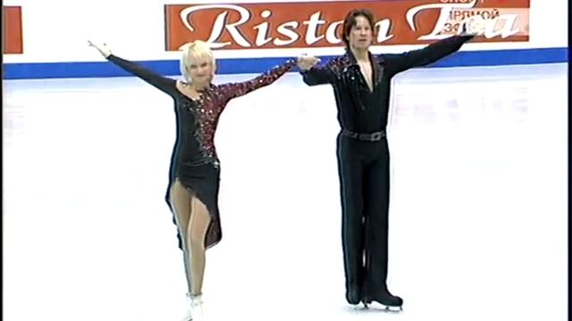 Oksana Domnina & Maxim Shabalin RUS - 2006 European Figure Skating Championships Compulsory Dance смотреть онлайн
