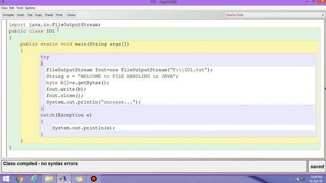 File Handling in JAVA Part 2 смотреть онлайн