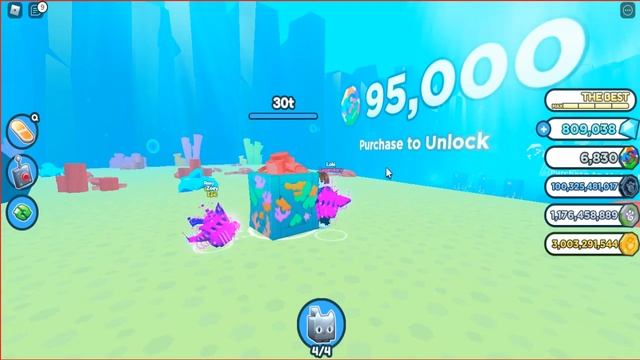 Quest 3 (Final) - Convert 3 Pets To Dark Matter! Done! in Roblox : [❤️ Axolotls!] Pet Simulator X! смотреть онлайн