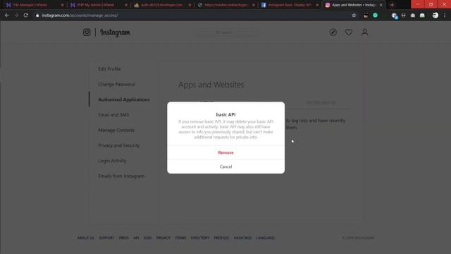 Introduction to Instagram basic display API login 2019 using PHP - #1 in Hindi смотреть онлайн
