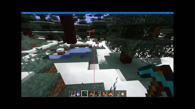 Baritone auto walk AI in Minecraft (Impact 1.14.4)