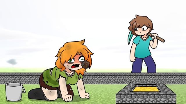 쓰레기통이 필요해 - i need a trash can | Minecraft anime смотреть онлайн