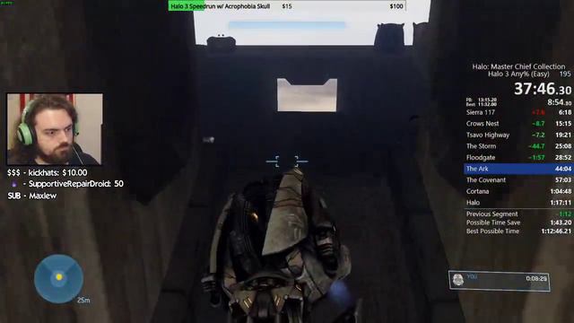Halo 3 Speedrun 1:15:48 (Easy) (8/7/20) смотреть онлайн