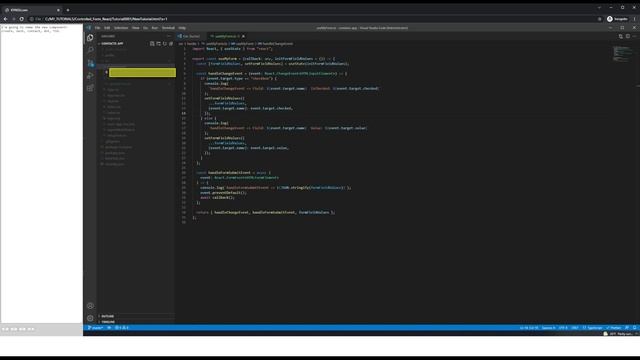 Controlled Form React using a simple custom Hook смотреть онлайн