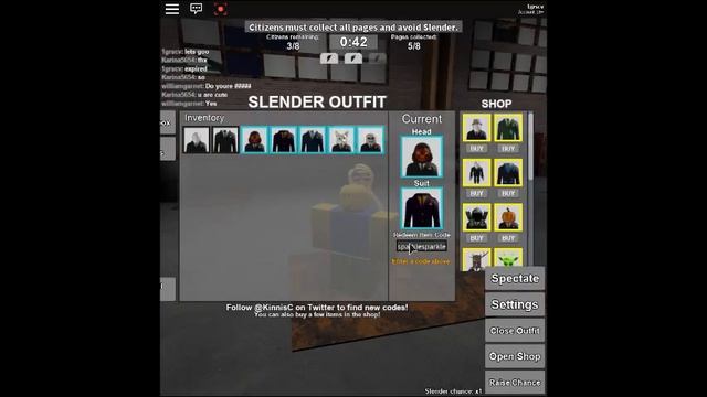 ROBLOX Stop It Slender! codes смотреть онлайн