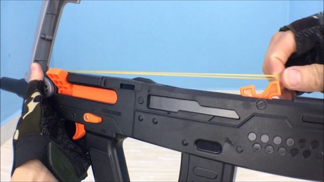 Box Of Toy Guns | PUBG P1911 And Groza Automatic Rubber Band Guns смотреть онлайн