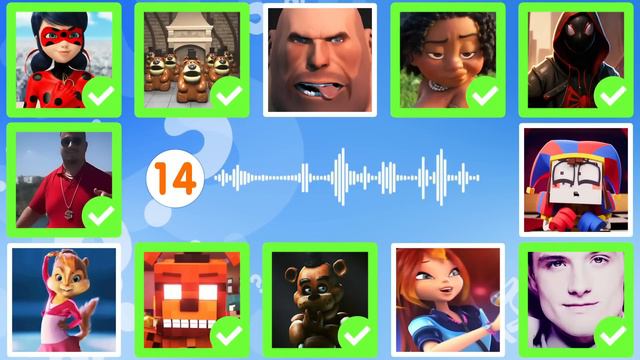 Guess The Meme & Youtuber By Song | Lay Lay, Ferran, Salish Matter, Moana, LadyBug, Pomni, FNAF 🎶