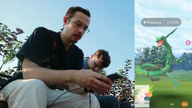 [Pokemon GO] Первая часть исследования Джирачи. Рейд-час по-деревенски смотреть онлайн
