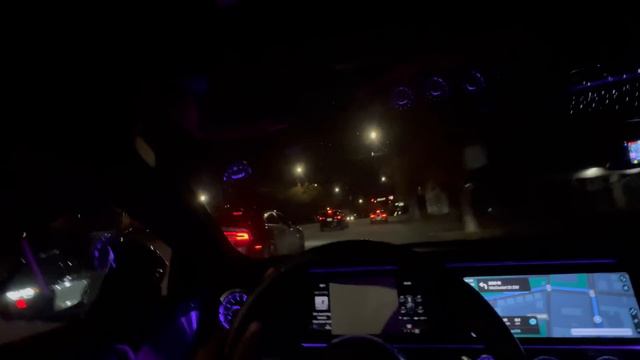 LATE NIGHT MURDERED OUT AMG GT63s POV DRIVE