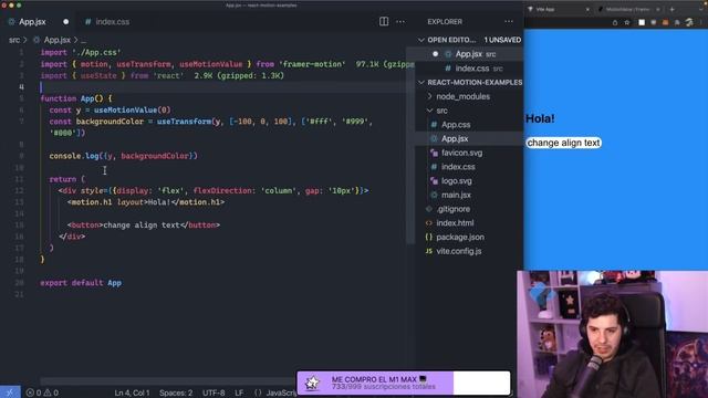 Curso de Framer Motion desde cero - ? Animaciones para tu proyecto con React смотреть онлайн