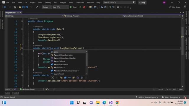 Async & Await in C# | C# Tutorial Part - 22 смотреть онлайн