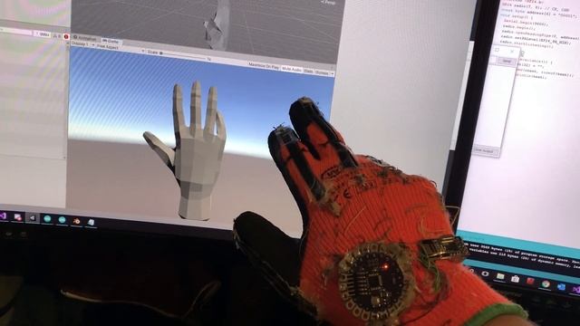 Unity arduino vr glove prototype смотреть онлайн