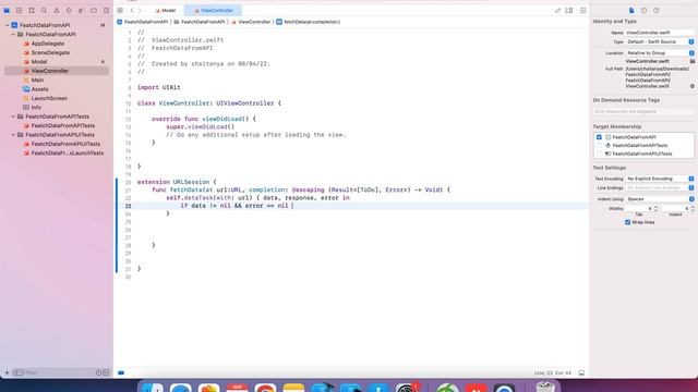 How To Fetch Data From An API In Swift IOS смотреть онлайн
