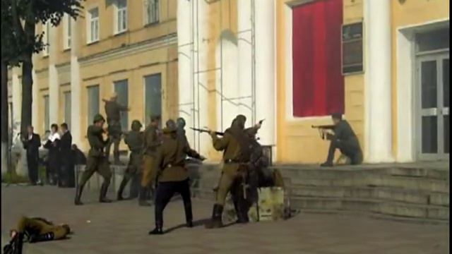 ВПК Орёл - Освобождение Смоленска - Реконструкция 2008.mpg смотреть онлайн