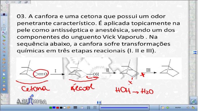 Vestibular Seriado III - Química do Carbono ( Orgânica - Aula 4 ) смотреть онлайн