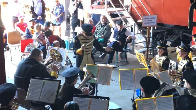 St George Brass Band play - Ticket to Ride at Valley Heights Rail Museum смотреть онлайн