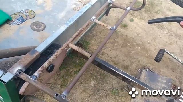 Новое сиденье на прицеп от мотоблока.