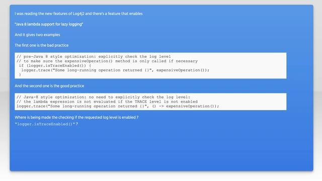 Java Lambda Expression and Logging смотреть онлайн