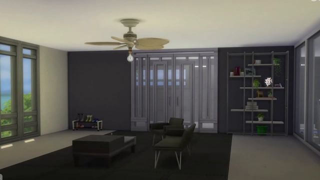 Мужская "берлога" || Дом-гараж (Дом по заявке) || NO CC (Строительство в The Sims 4) смотреть онлайн