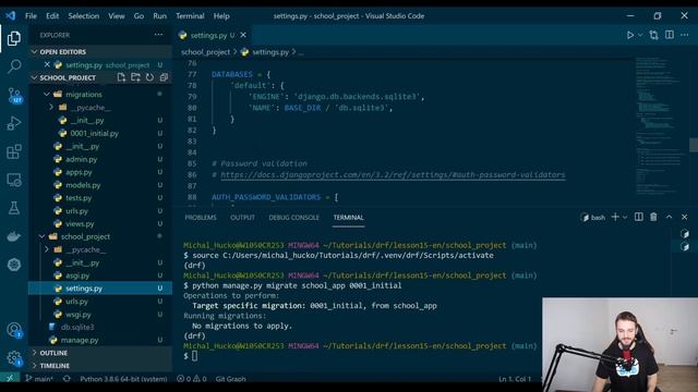Backend Tutorial Django | Part 15 | PostgreSQL смотреть онлайн