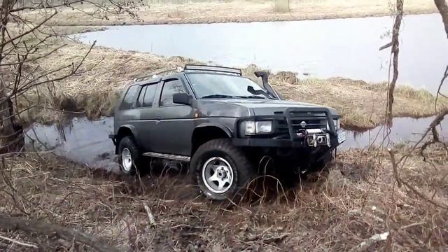 Брод на Террано 1 через старуху р. Сож, вид снаружи. смотреть онлайн
