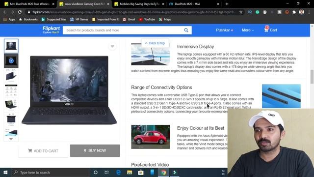 Special Deals of Flipkart Big Saving days  TWS Earphone and Gaming Laptop Under Rs.50000