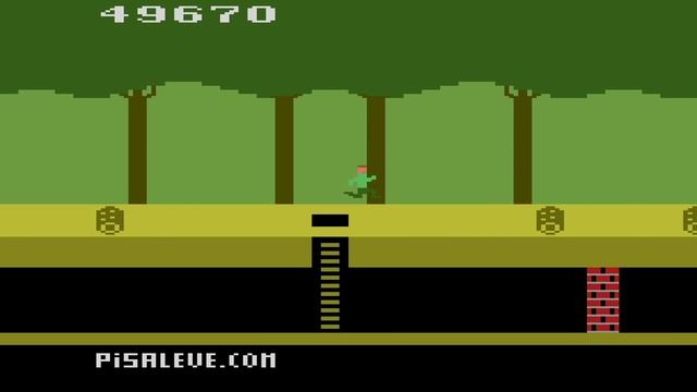 Pitfall (1982 Activision) (Modified Version) (Atari 2600) смотреть онлайн