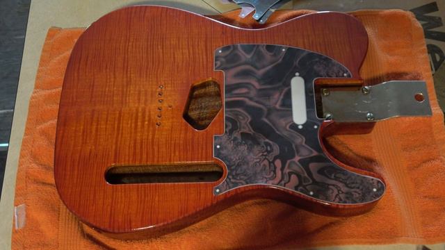 Made my own Telecaster "Tropicaster" Guitar, Lindy Fralin pickups, dyed, 2k clear, strat neck, смотреть онлайн