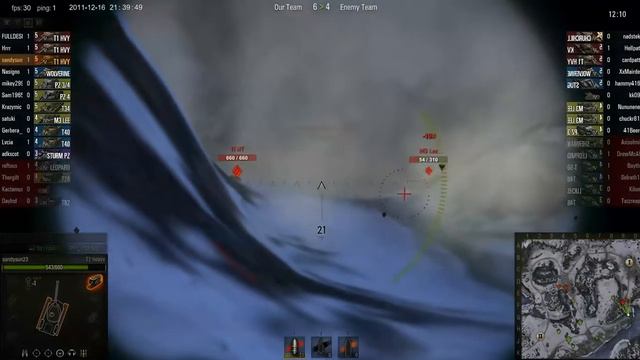 World of Tanks 0.7.0 T1 Heavy 01 Arctic Region смотреть онлайн