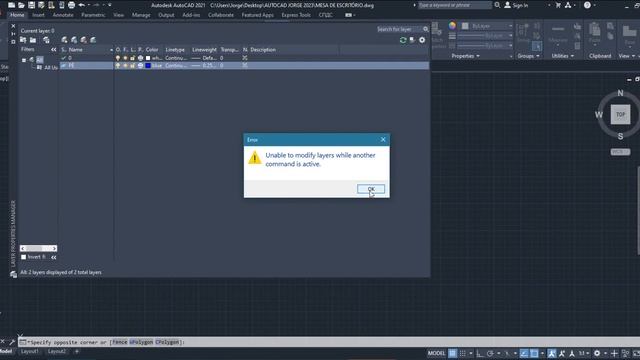 Como Desenhar uma Mesa no AutoCad - Aula 1 смотреть онлайн