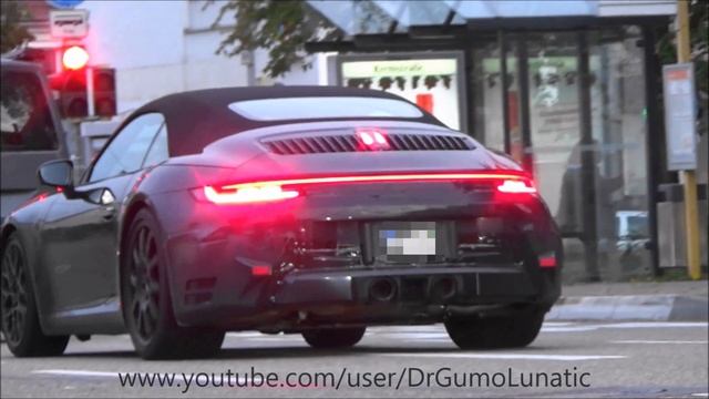 New Porsche 911 Carrera Convertible - 2023/2024 - 992-2 series - Barely Disguised Prototype - Part смотреть онлайн