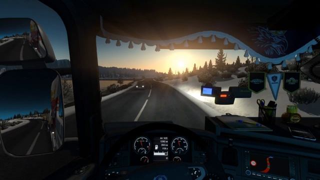 Euro Truck Simulator 2 Катаемся и отдыхаем . смотреть онлайн