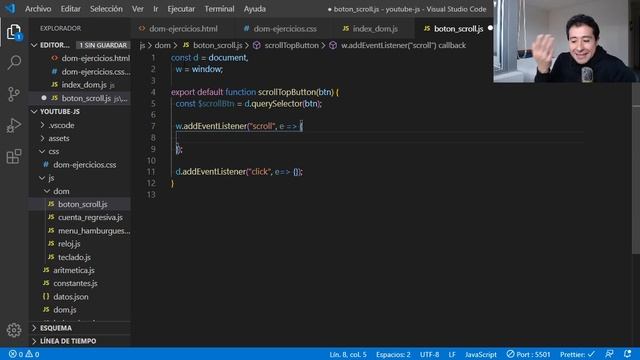 Curso JavaScript: 87. DOM: Ejercicios Prácticos | Botón de Scroll - #jonmircha смотреть онлайн