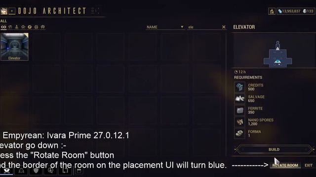 Warframe - make the elevator go down (U Empyrean: Ivara Prime 27.0.12.1) смотреть онлайн